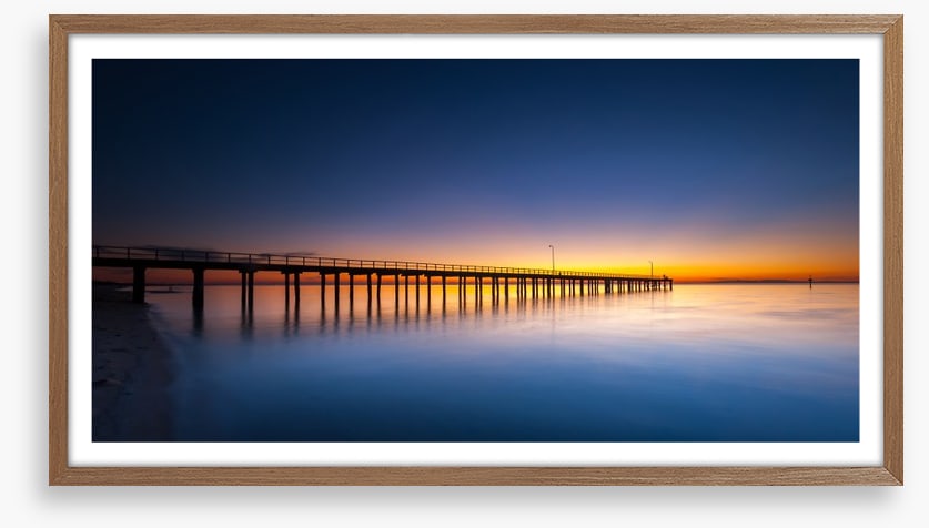 Sundown at Seaford jetty