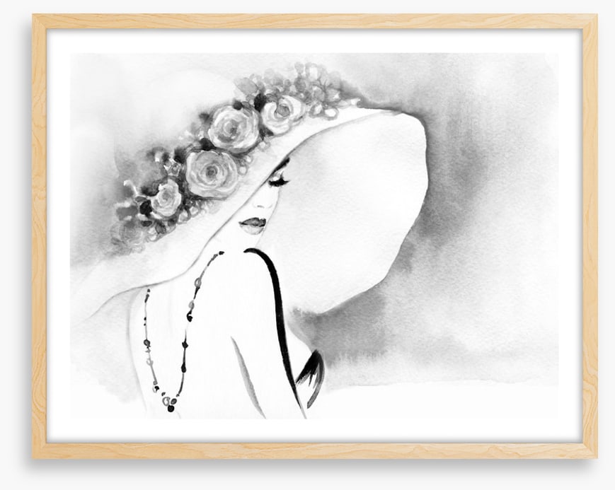 The girl in the hat