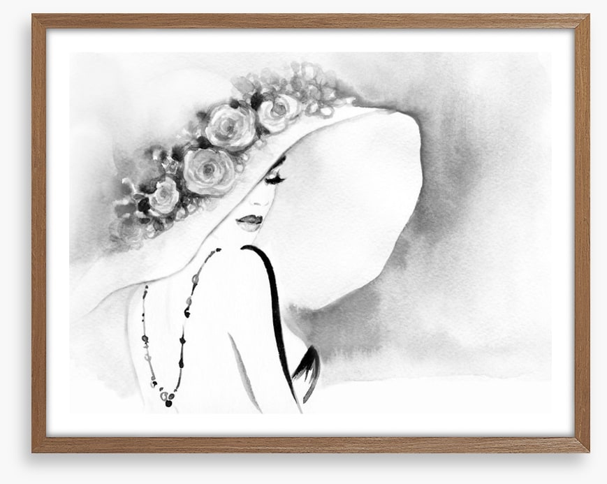 The girl in the hat