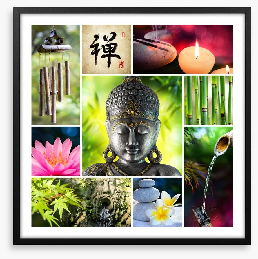 Collage of zen