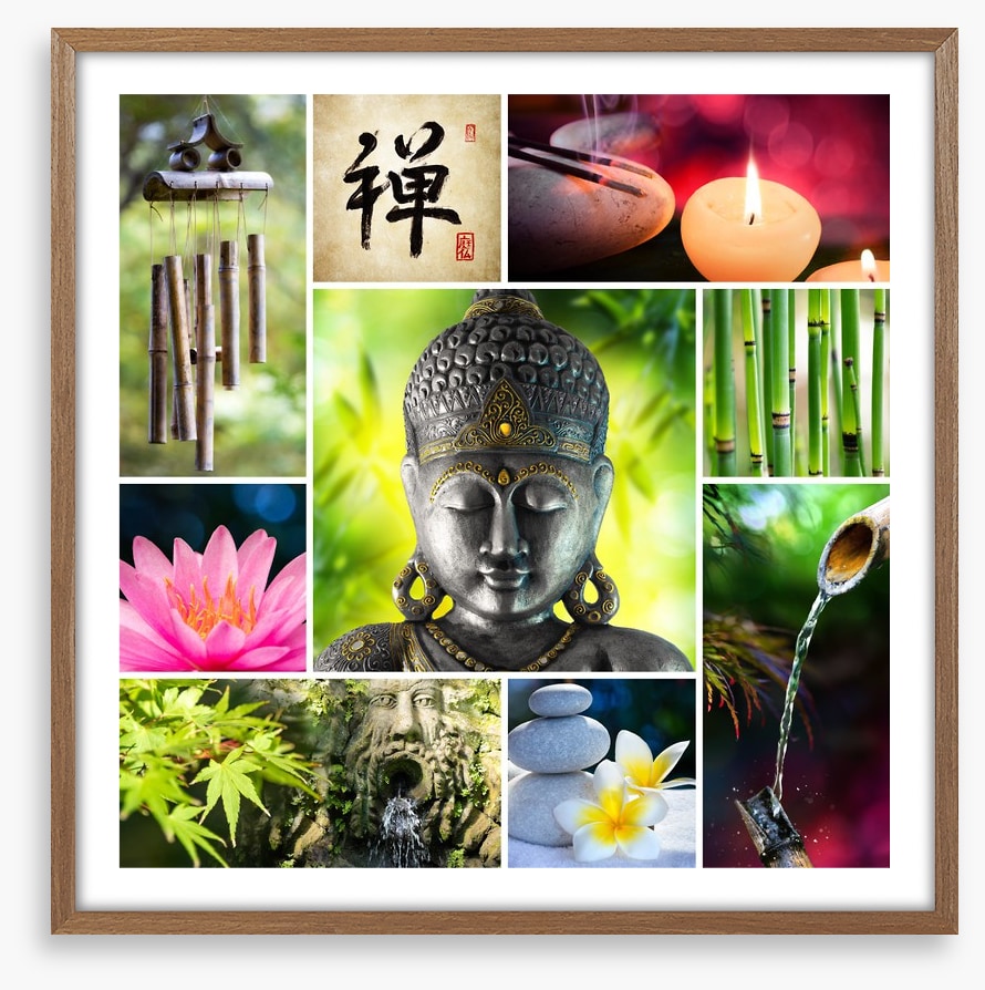 Collage of zen