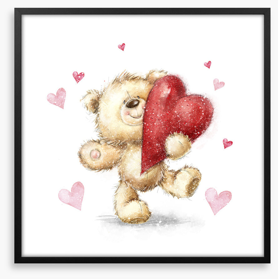 Big heart bear
