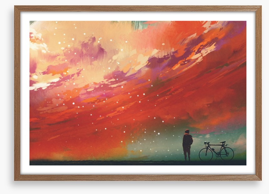 Red sky at night