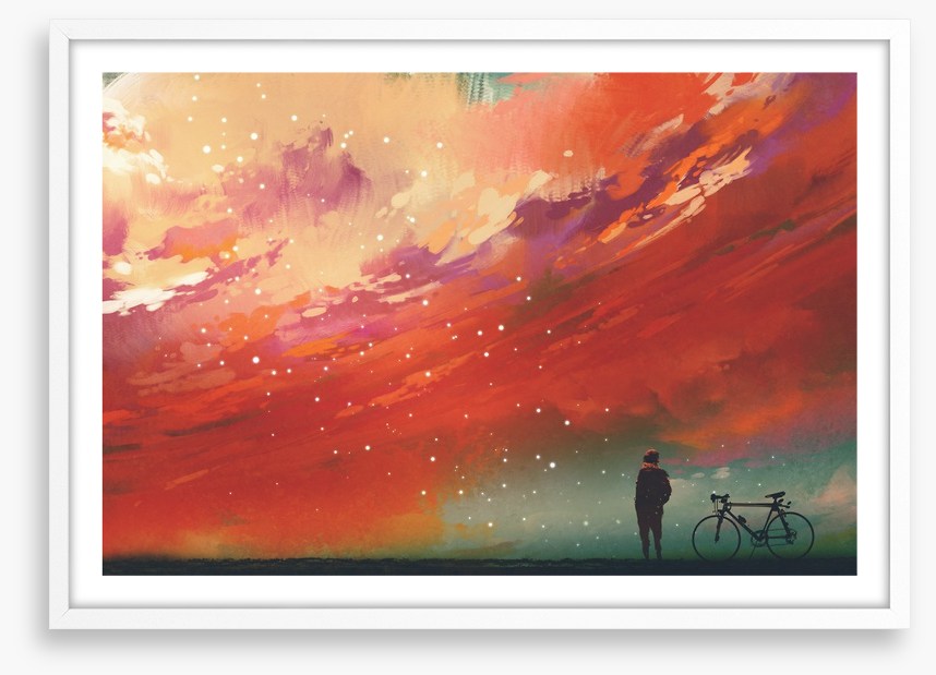 Red sky at night
