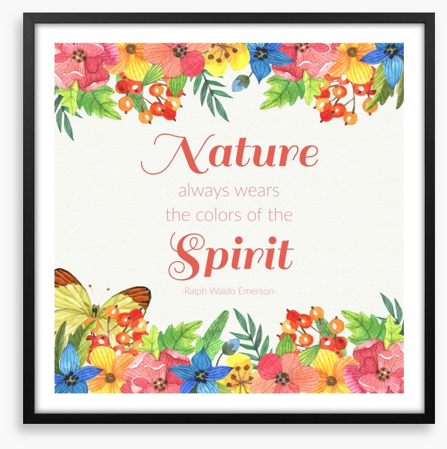 Dressed by nature