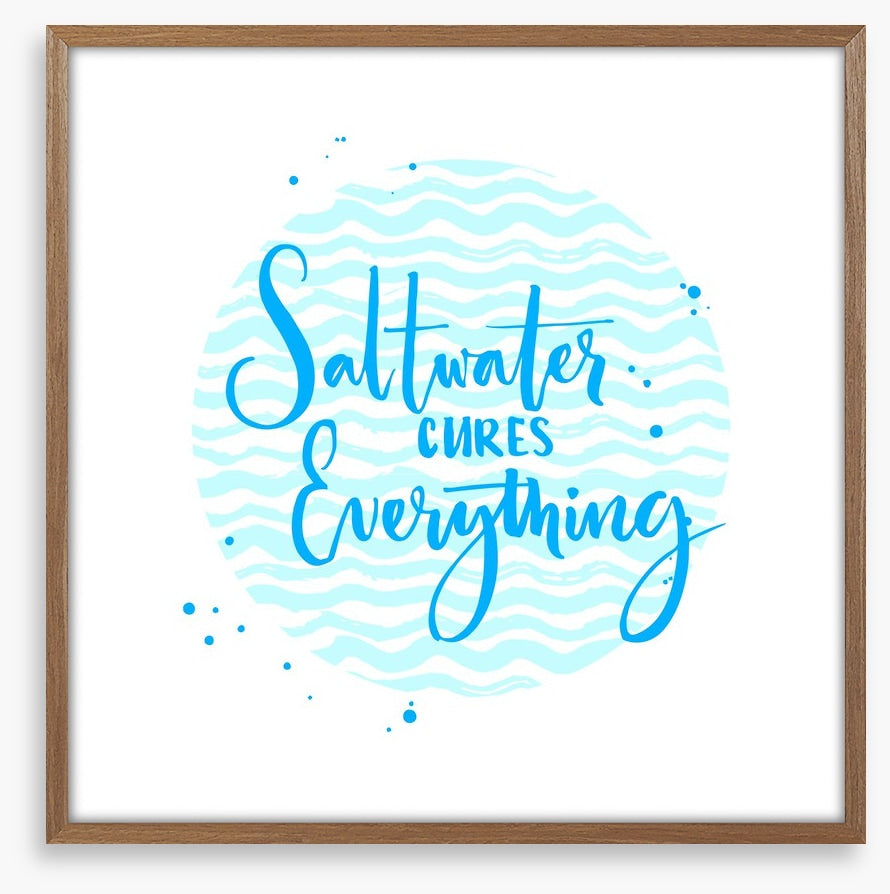 Saltwater cures everything