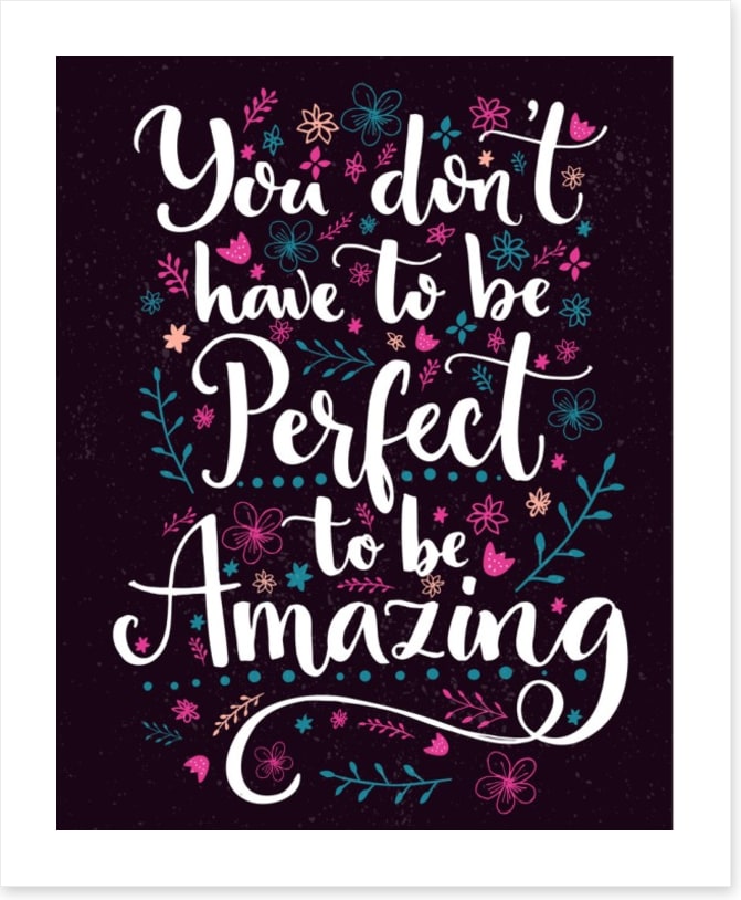 To be amazing