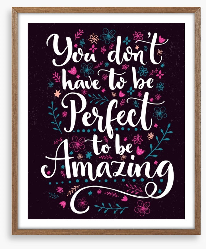 To be amazing