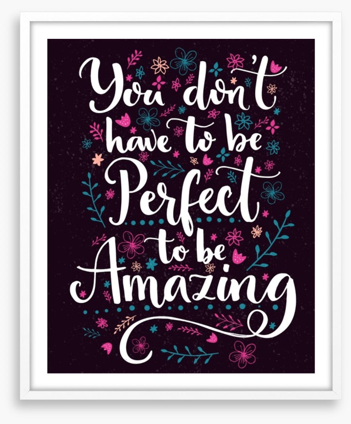 To be amazing