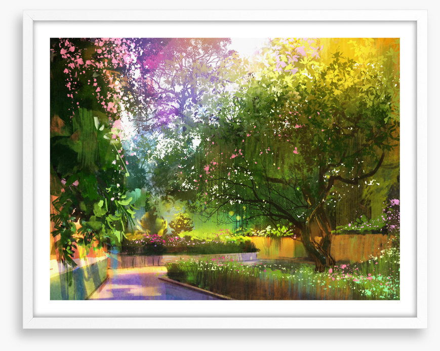 Sunlight in the garden