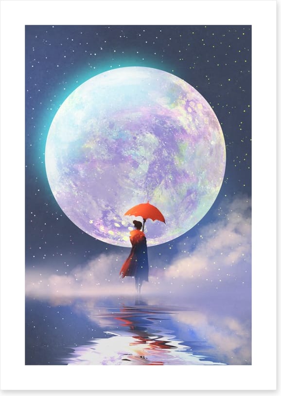Waiting under the moon