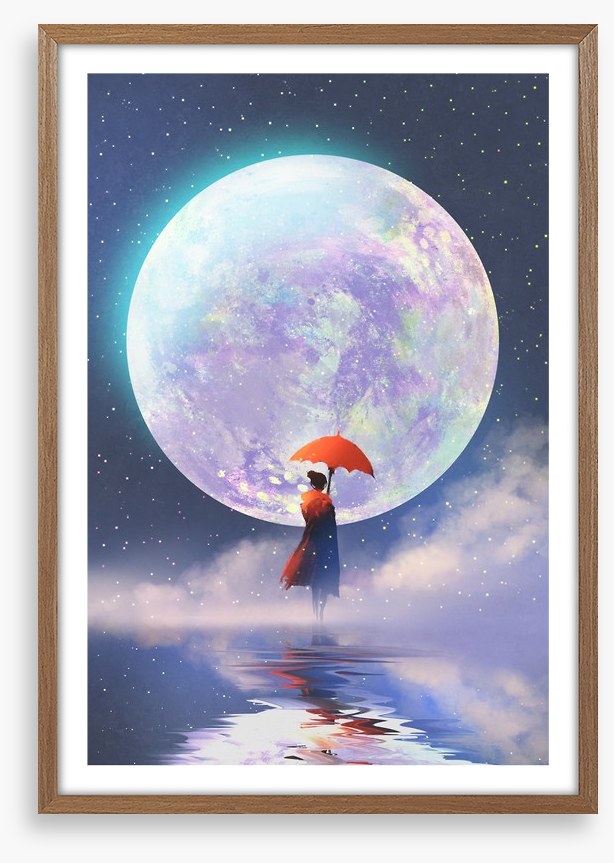Waiting under the moon