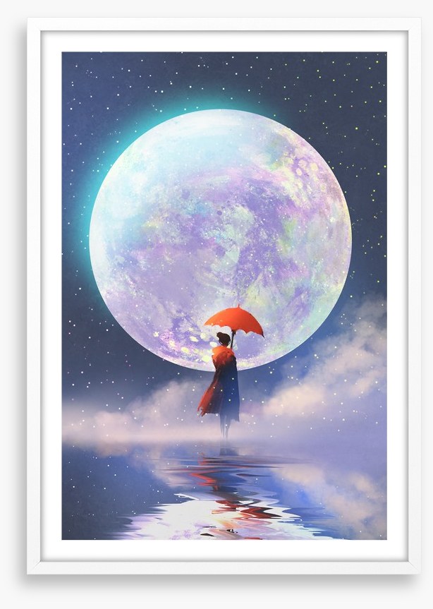 Waiting under the moon