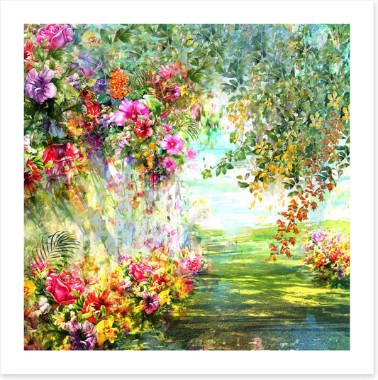 Through the Spring garden