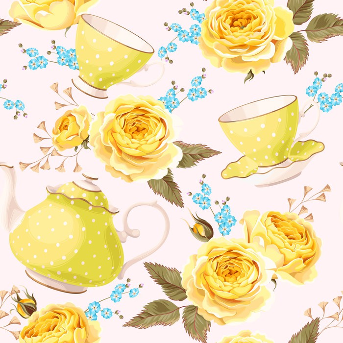 Lemon rose tea