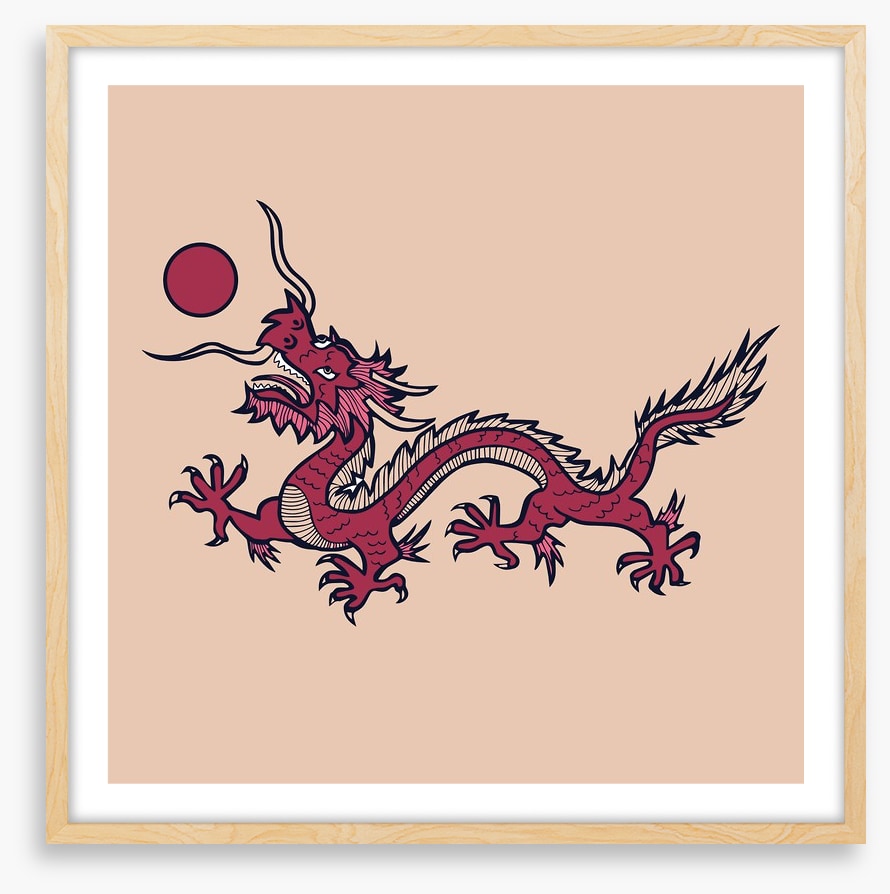 Rising sun dragon