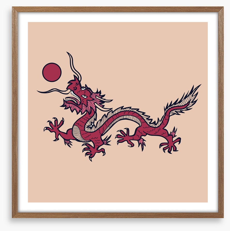 Rising sun dragon