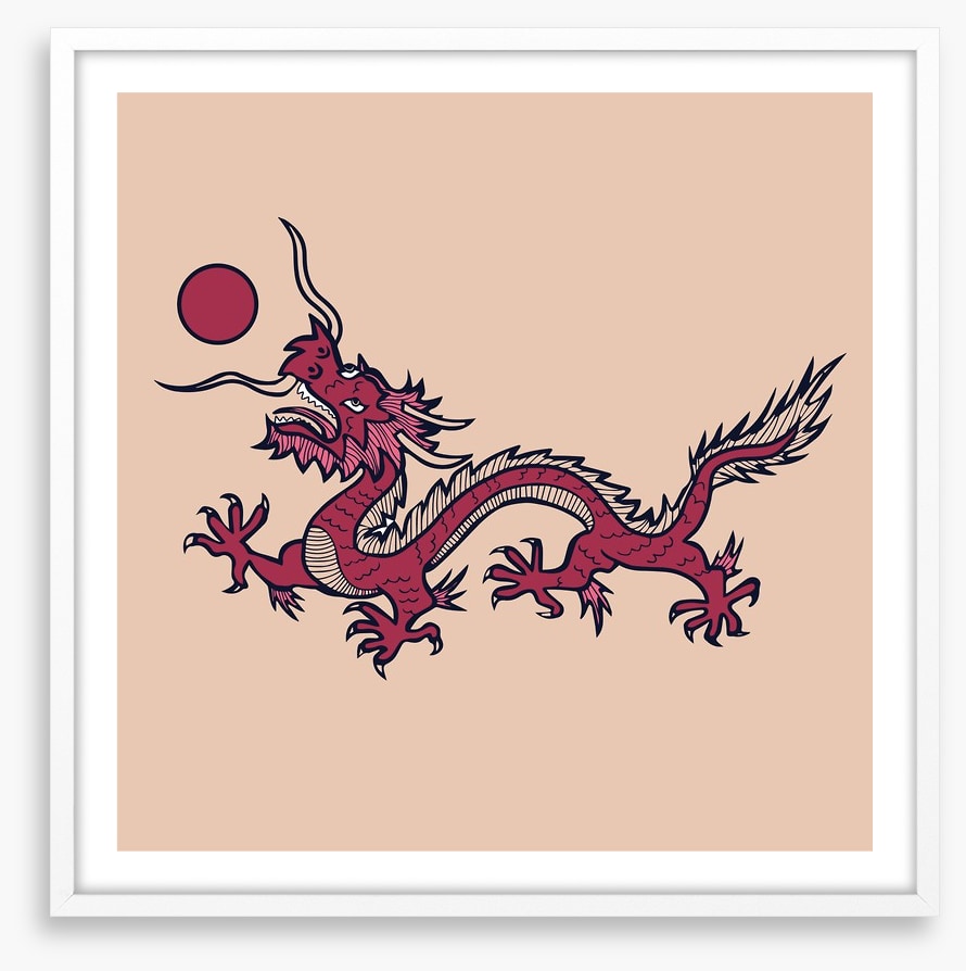 Rising sun dragon