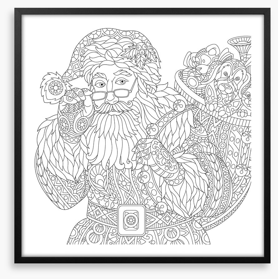 Colour me Santa