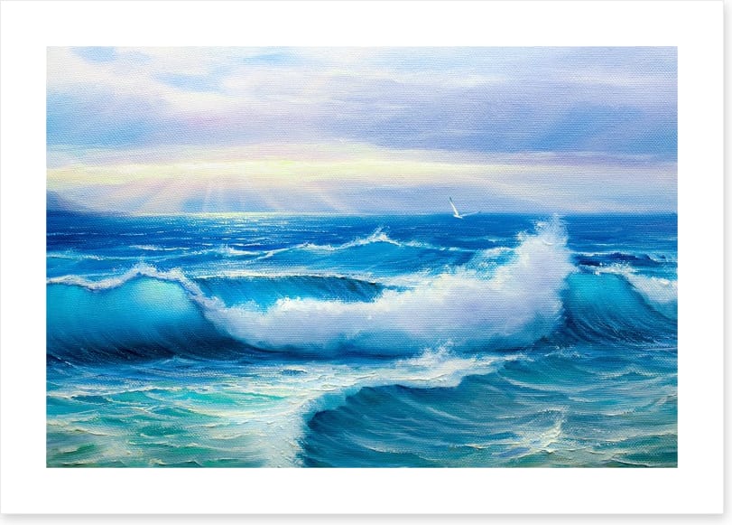 The crashing wave