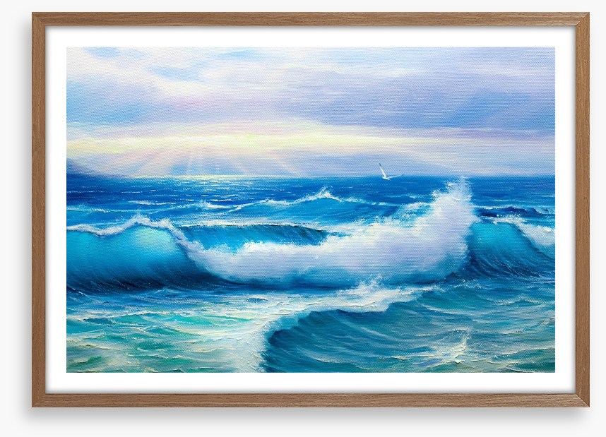 The crashing wave