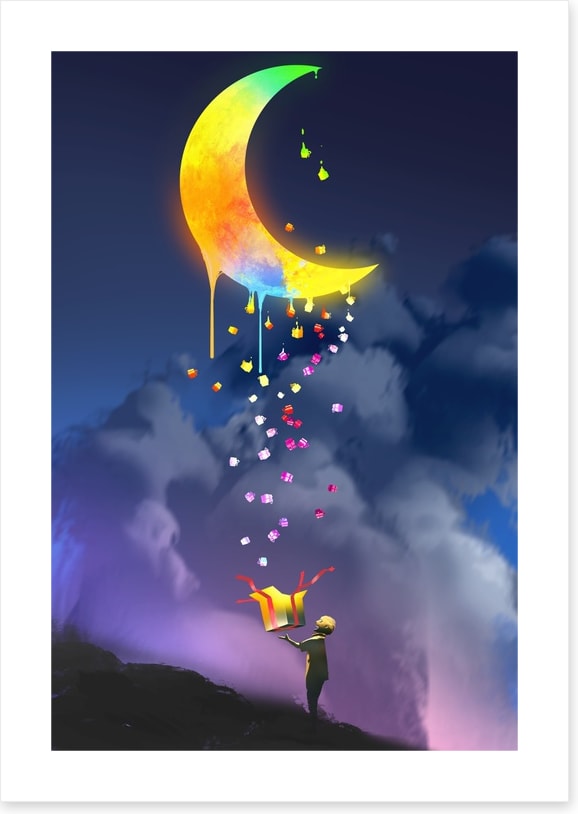 The melting moon