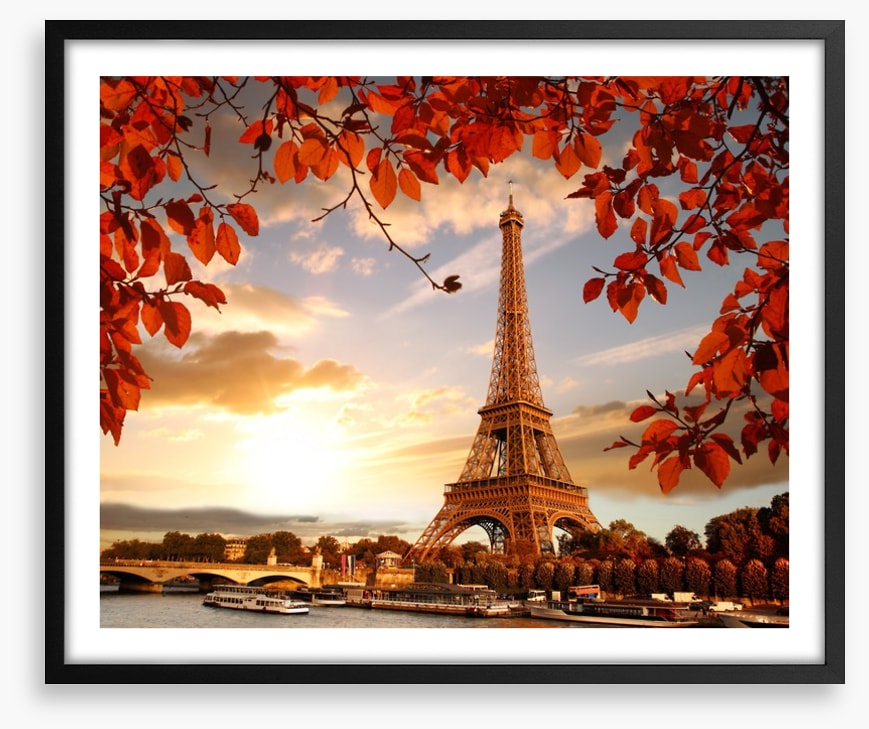 Eiffel Tower in Autumn