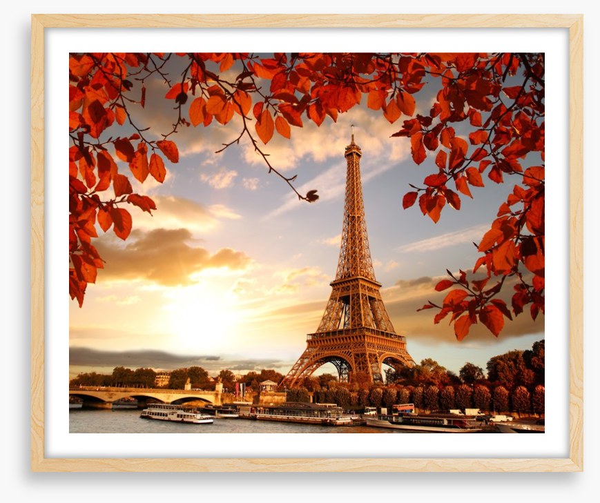 Eiffel Tower in Autumn
