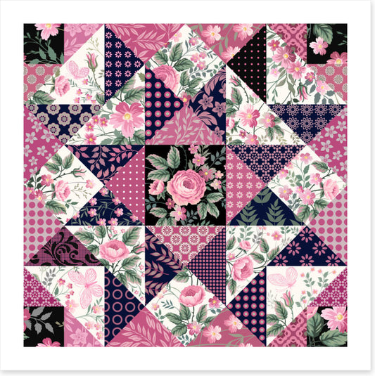 Rosy nights patchwork