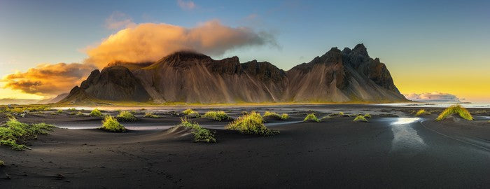 Volcanic Vestrahorn panorama
