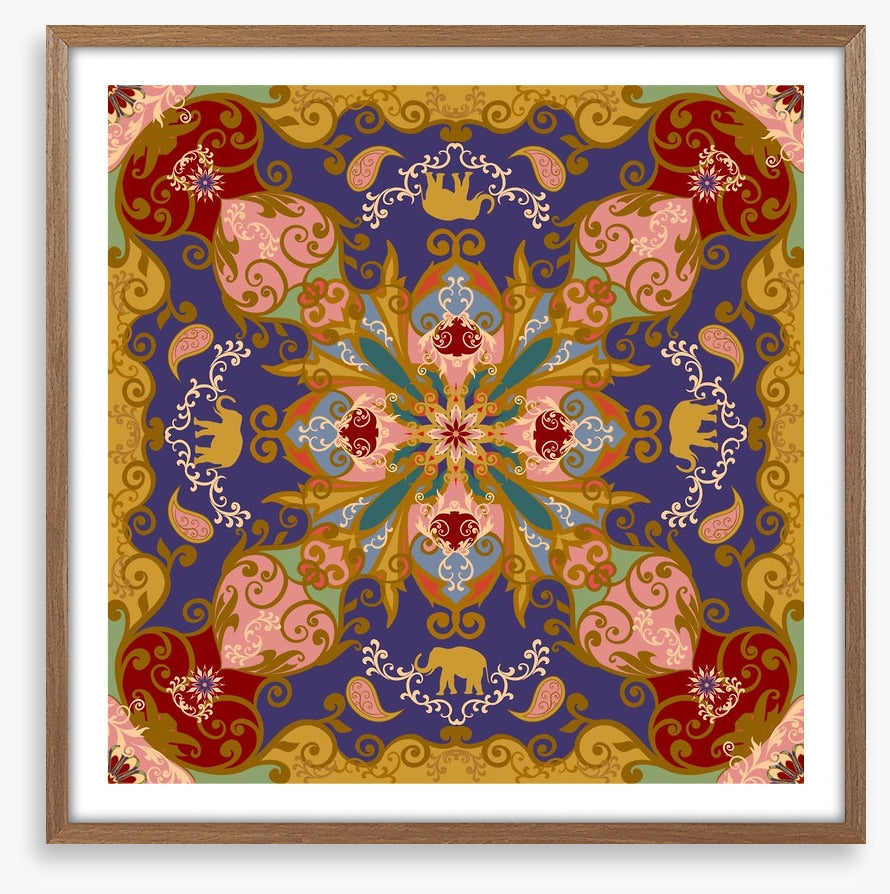 Elephant mandala