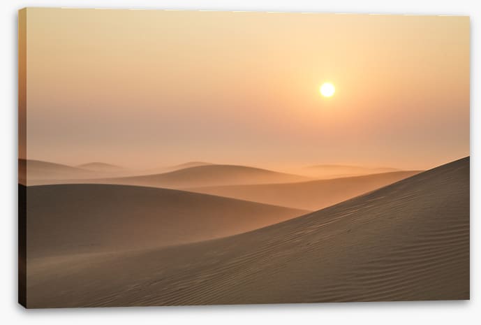 Soft sand sunrise