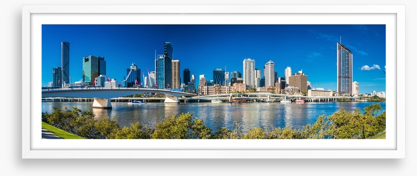 Brisbane skyline panorama