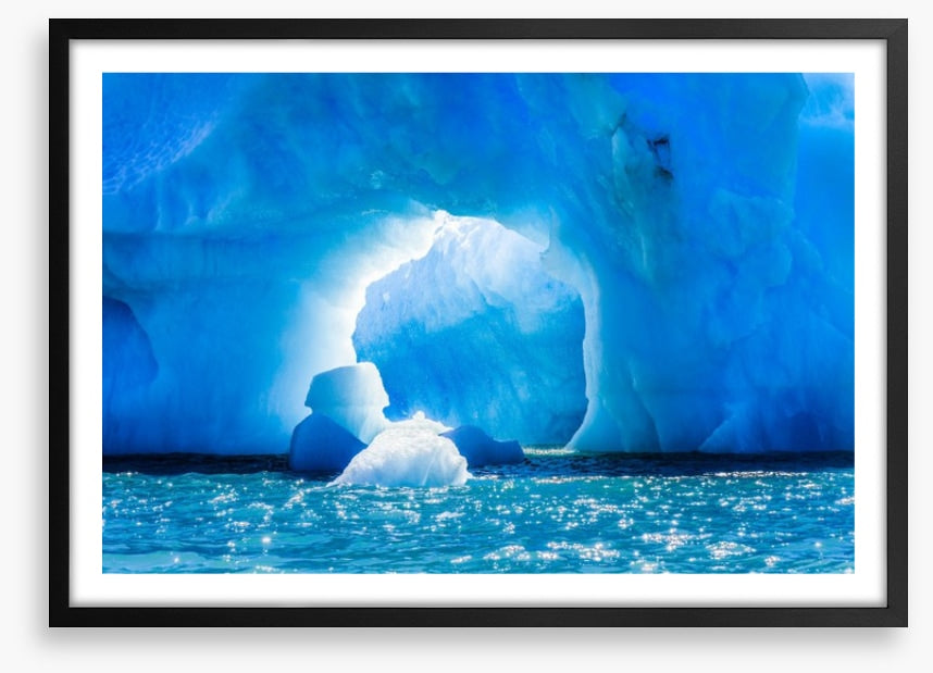 Through the ice cave