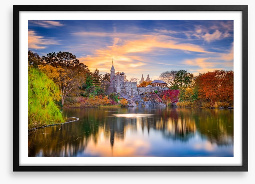 Belvedere Castle in Fall