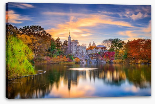 Belvedere Castle in Fall