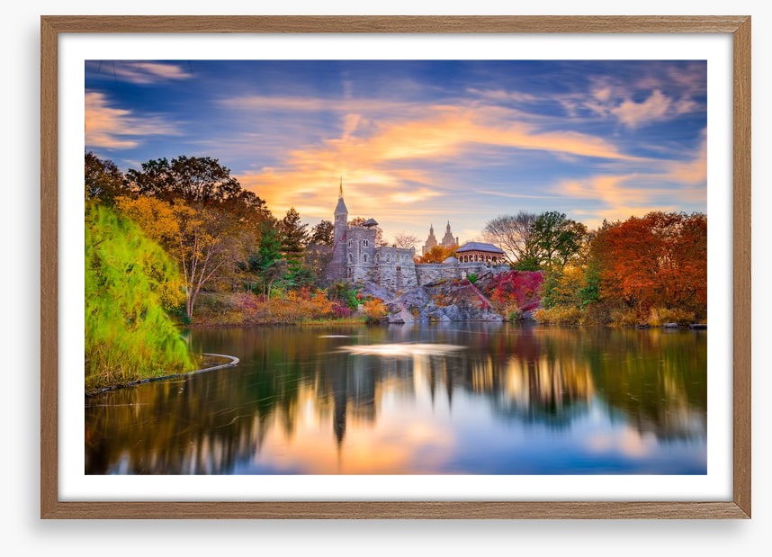 Belvedere Castle in Fall