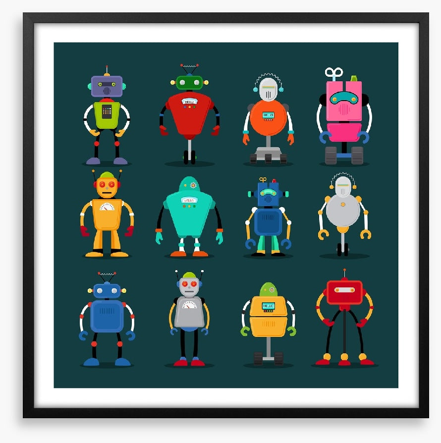 Retro robots 2