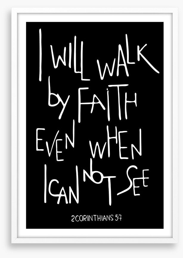 Walk by faith
