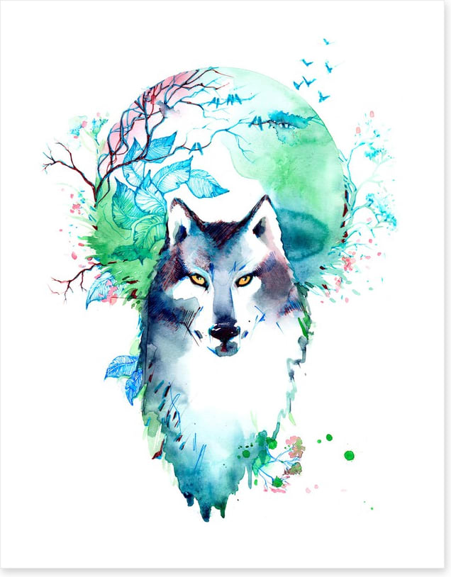 Wolf of the woods