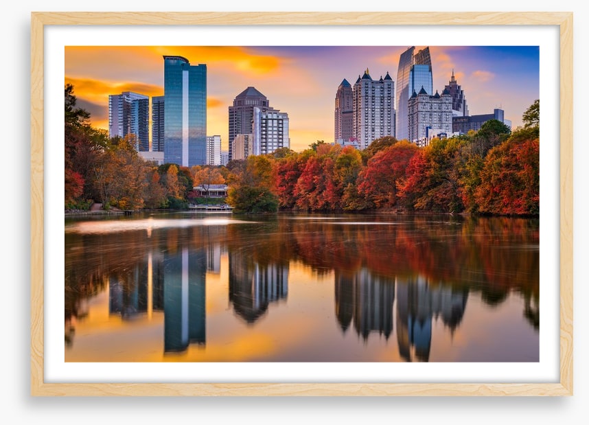 Atlanta fall reflections