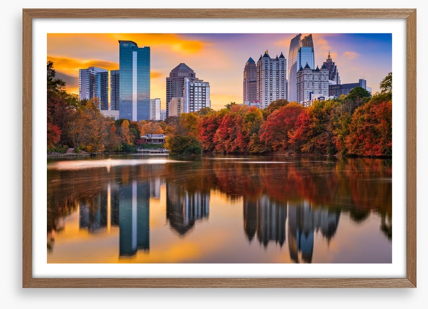 Atlanta fall reflections