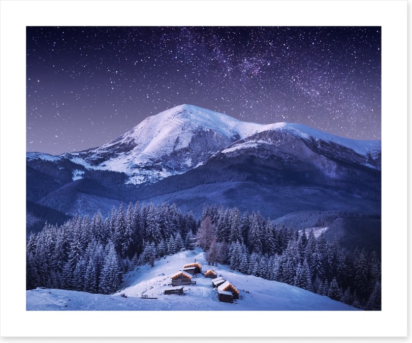 Alpine moonlight