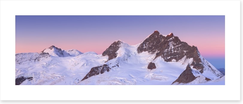 Jungfrau dawn panorama