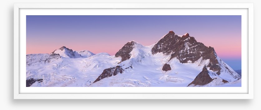 Jungfrau dawn panorama