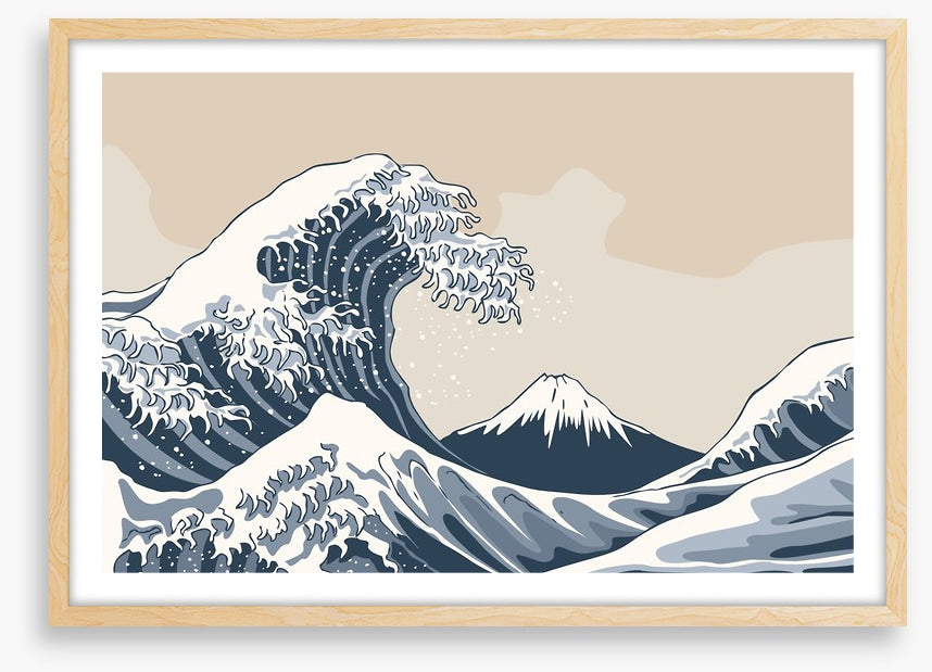 The angry wave