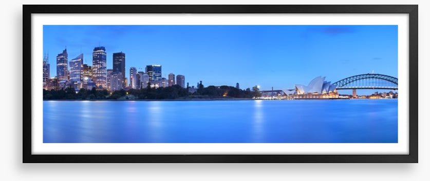 Blue dawn panorama