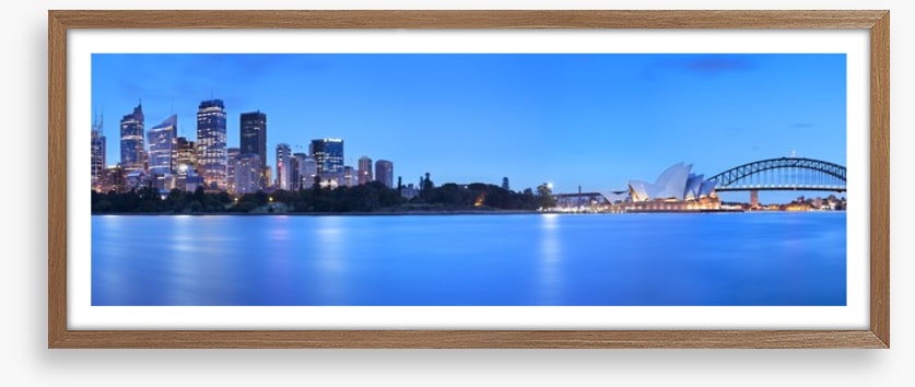 Blue dawn panorama