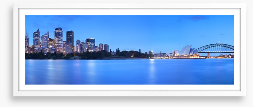 Blue dawn panorama