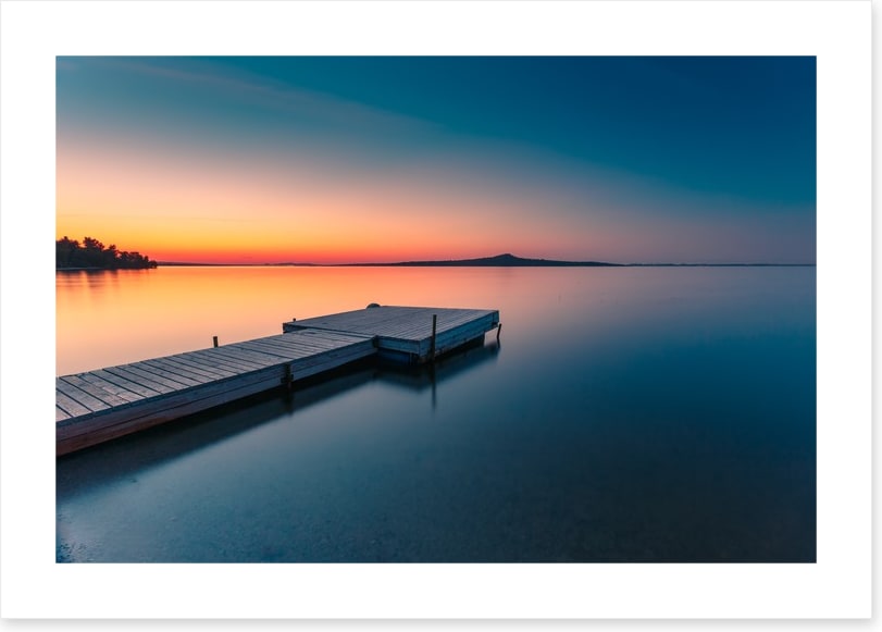 Gentle dusk jetty